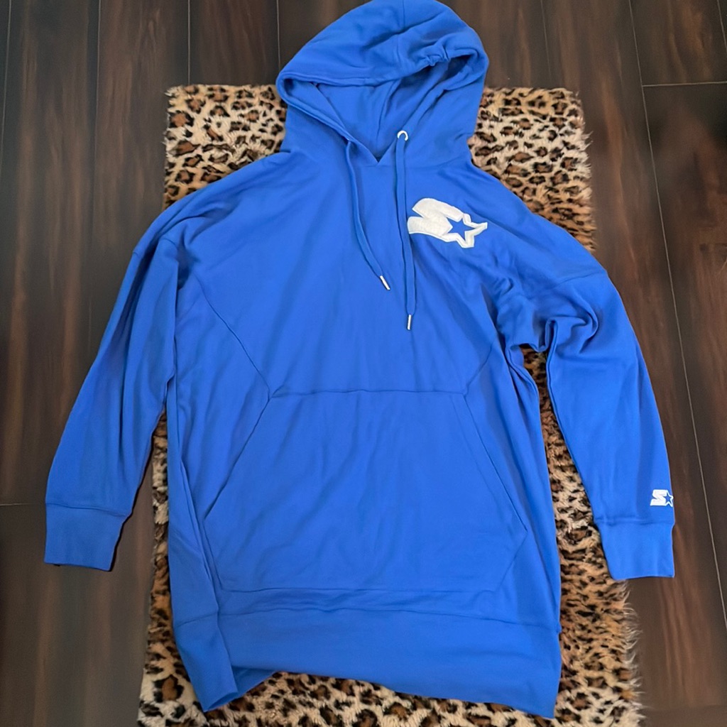 Starter Black Label Blue Pullover Hoodie Dress